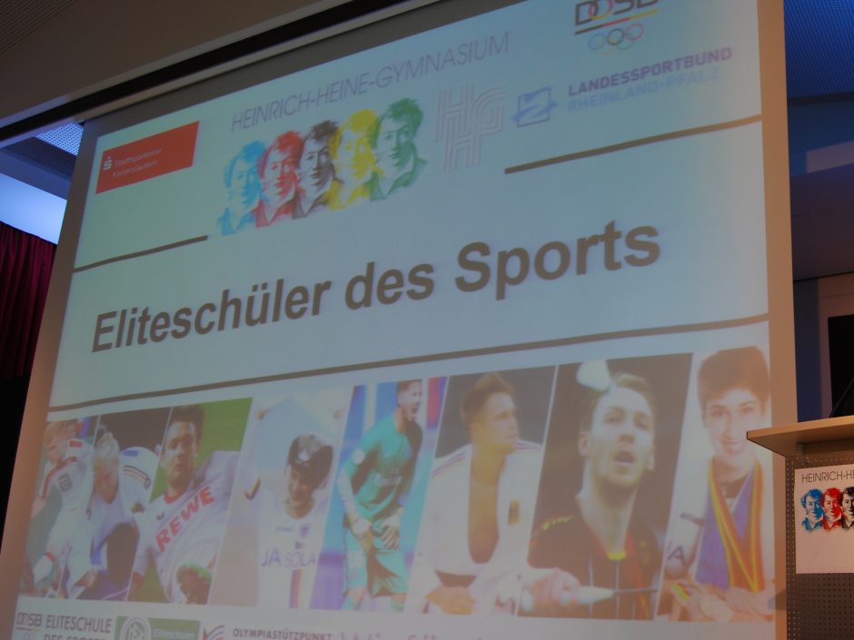 Wahl zum Eliteschüler des Sports 2018