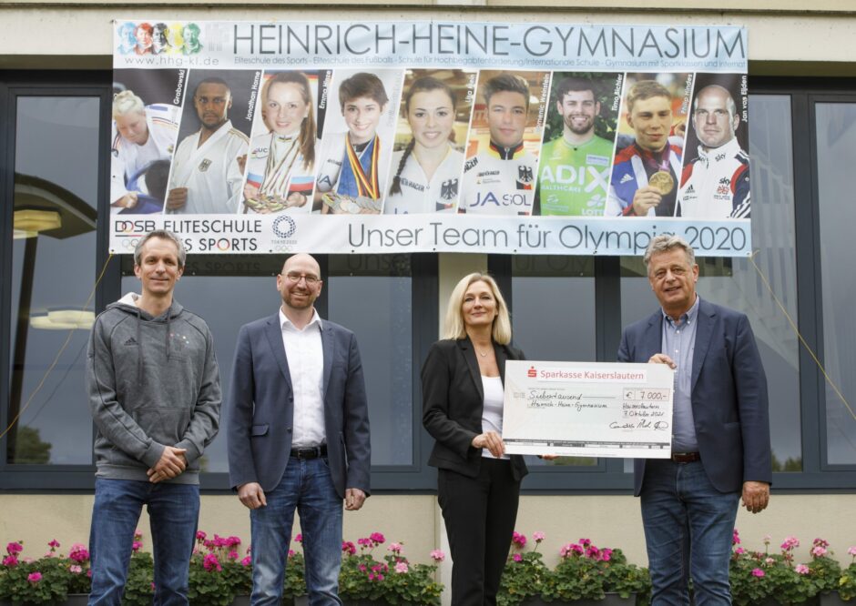 Heinrich-Heine-Gymnasium erhält Förderung durch die Sparkassen-Finanzgruppe
