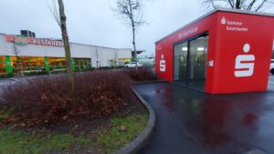 SB-Geschäftsstelle auf dem Globus Parkplatz