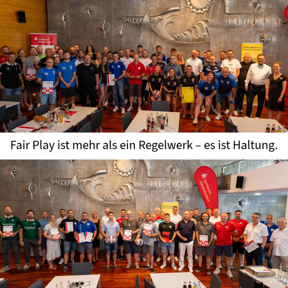 Mit Fair-Play zum Erfolg – Sparkassen ehren die fairsten Fußballmannschaften der Saison 2024/2025